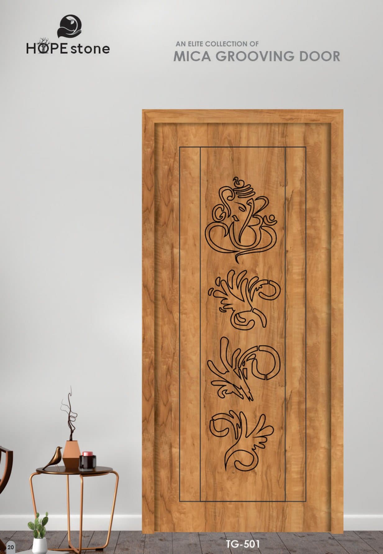 Mica Grooving Doors — HOPEstone catalogue