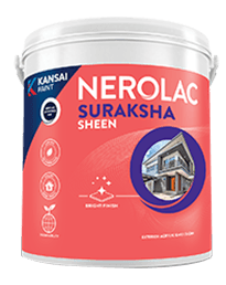 Nerolac Suraksha Sheen Exterior Acrylic Emulsion pack