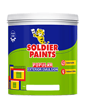 Soldier Paints Popular Exterior Emulsion pack