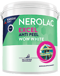 Nerolac Excel Anti Peel WOW White pack