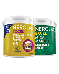 Nerolac Excel Mica Marble Stretch & Sheen pack